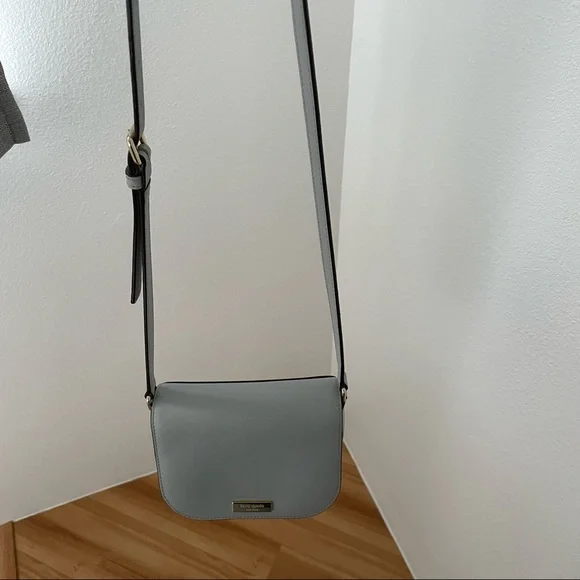 Light Blue/Gray Kate Spade Mini Crossbody Bag - Picture 6 of 6